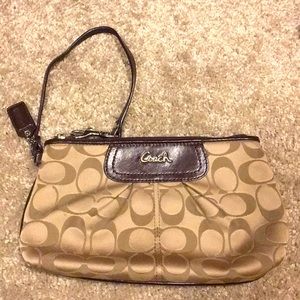 Large Coach Wristlet